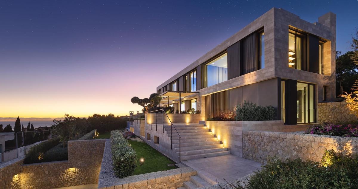Eine Luxusvilla im Südwesten von Mallorca.