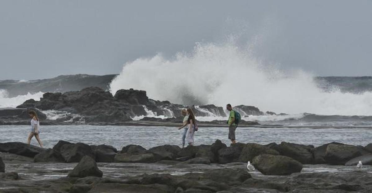 18/11/2018 LAS PALMAS DE GRAN CANARIA. Oleaje ...