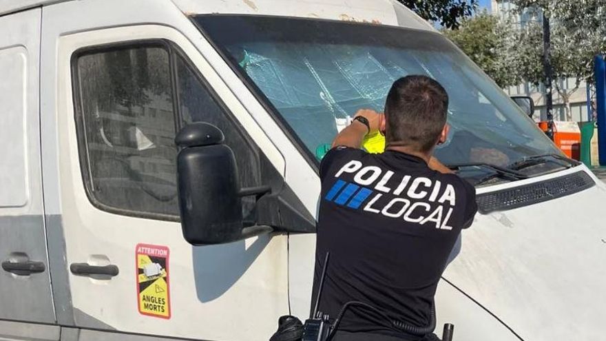 Control de vehículos en Ibiza: 14 caravanas inspeccionadas y seis retiradas