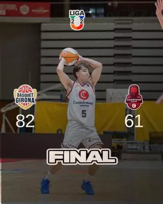 Un paupérrimo último cuarto echa por tierra la primera visita: la crónica del Básquet Girona-Casademont Zaragoza U22 (82-61)