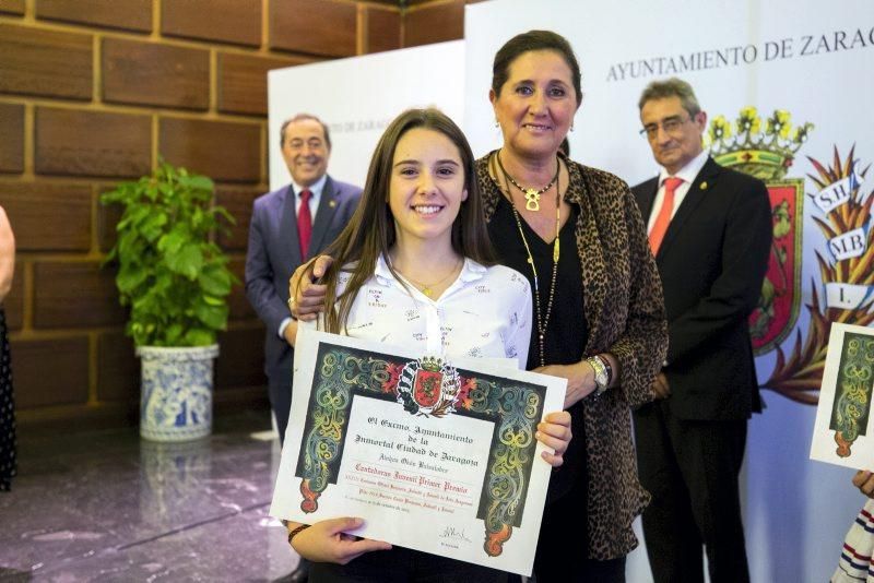 Premios de los concursos del Pilar