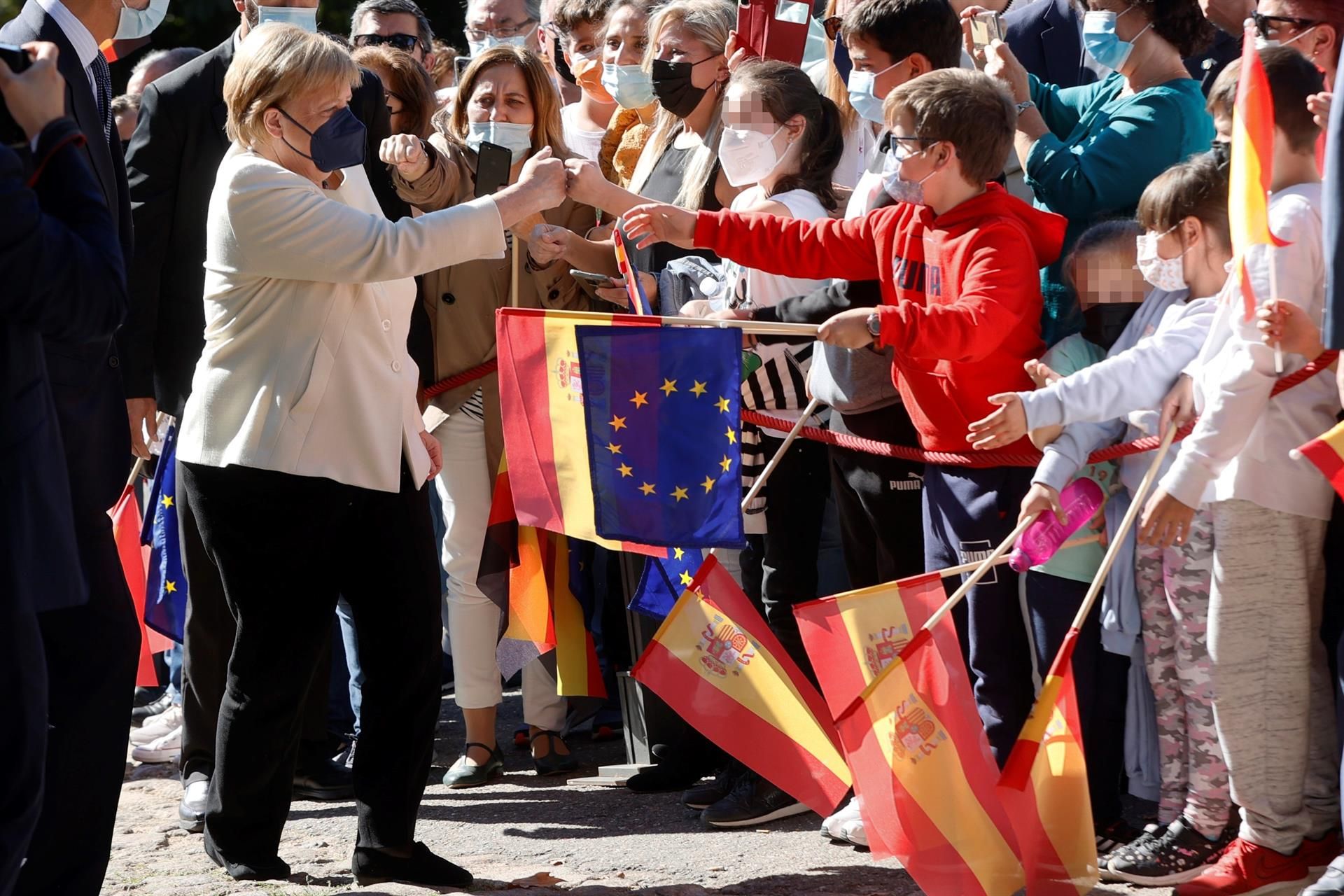 Entrega del premio Europeo Carlos V a Angela Merkel