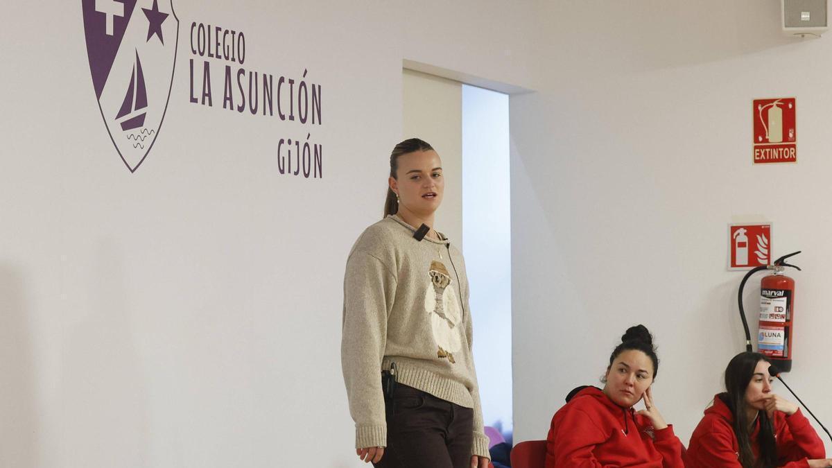 Tres referentes del deporte femenino inspiran al alumnado del Colegio de la Asunción: “Queremos vincular el deporte con el aprendizaje, con los valores”