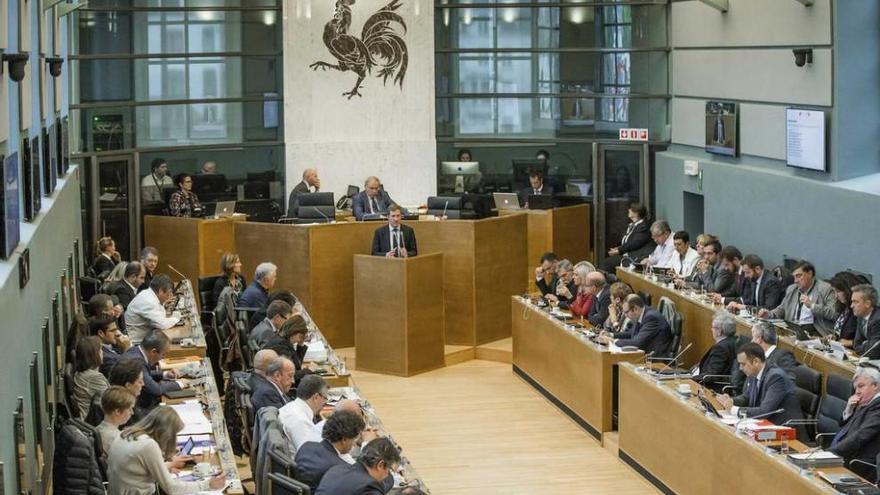 El Parlamento valón, durante las deliberaciones del viernes.