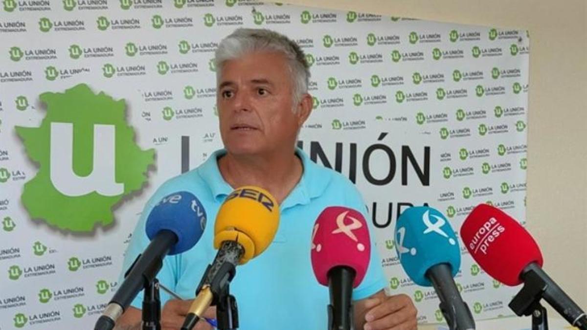 El secretario general de La Unión de Extremadura, Luis Cortés.