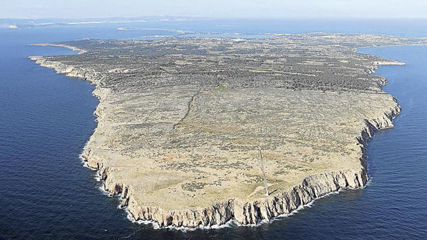 Vista de es Cap de Barbaria de Formentera.
