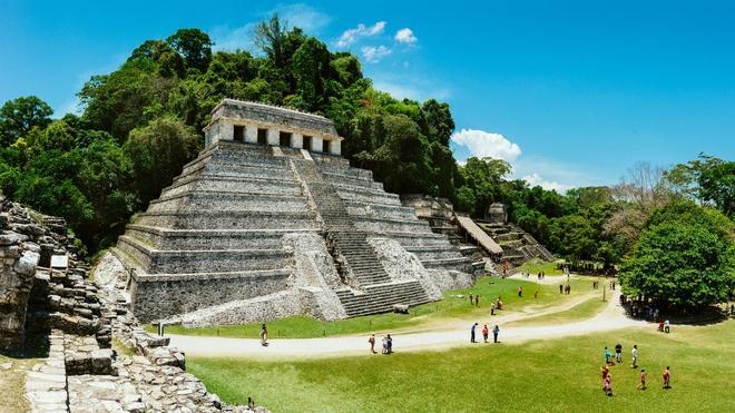 Zona arqueológica Palenque, México