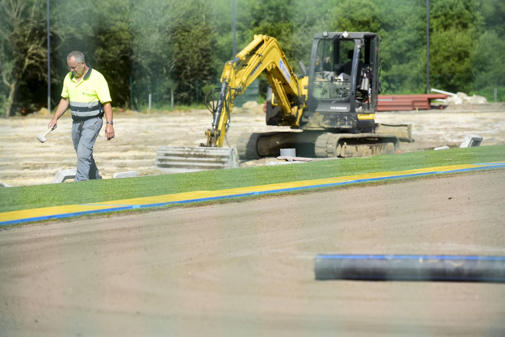 Así avanzan las obras de la Ciudad Deportiva de Abegondo