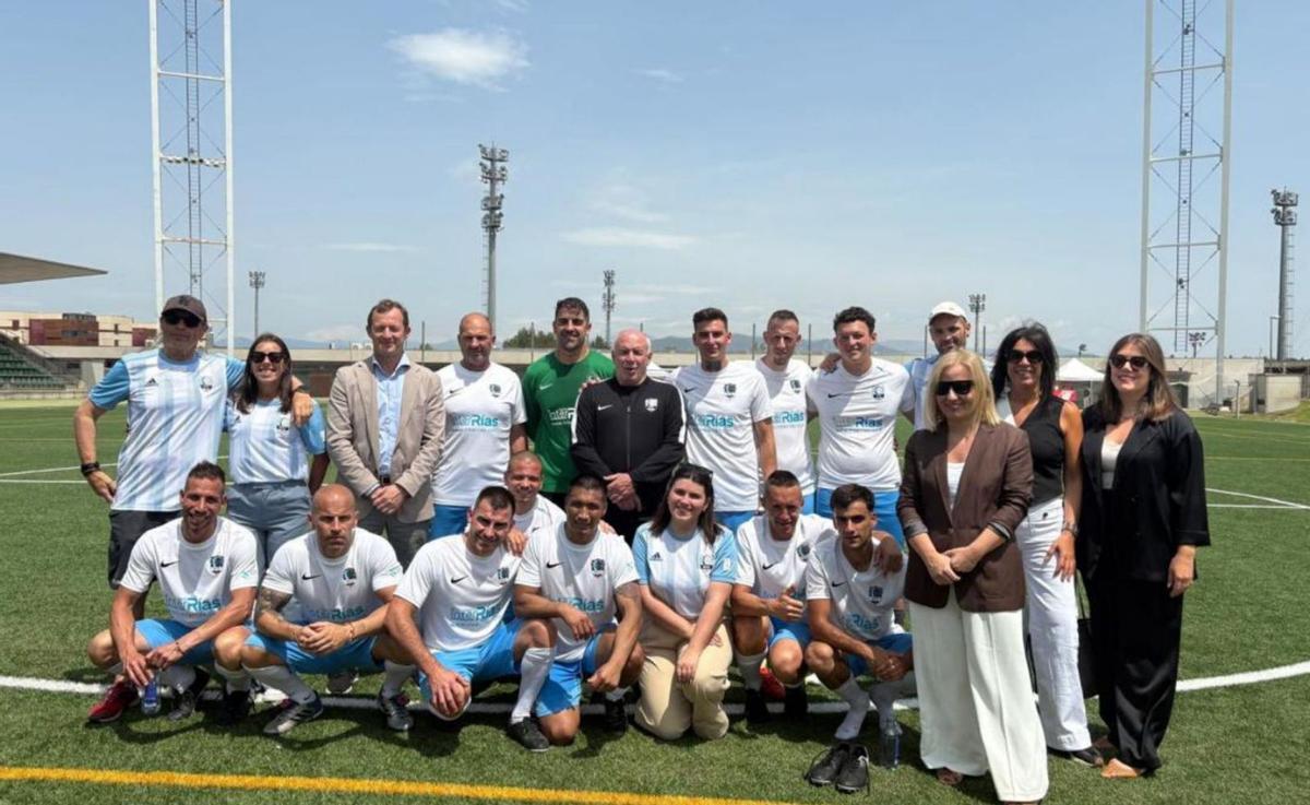 La escuadra del centro penitenciario de A Lama jugó en Madrid el Torneo Intercentros RFEF.