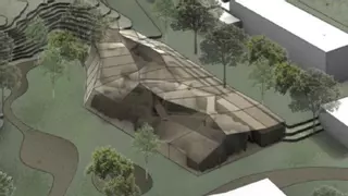 Segundo intento para construir el edificio de la neocueva de Maltravieso en Cáceres