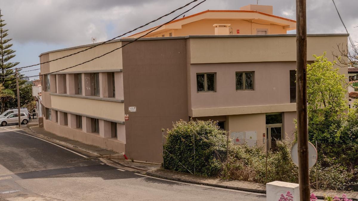 Vista actual que presentan las viviendas del Cabildo, en Valleseco.