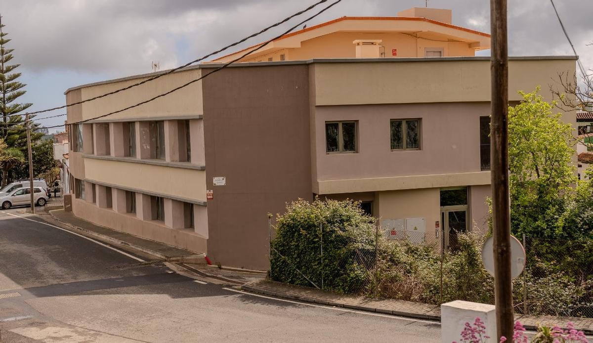 Vista actual que presentan las viviendas del Cabildo, en Valleseco.