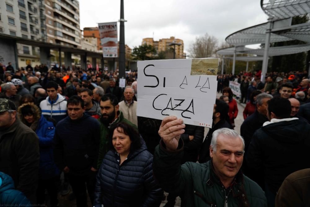 Manifestación cazadores