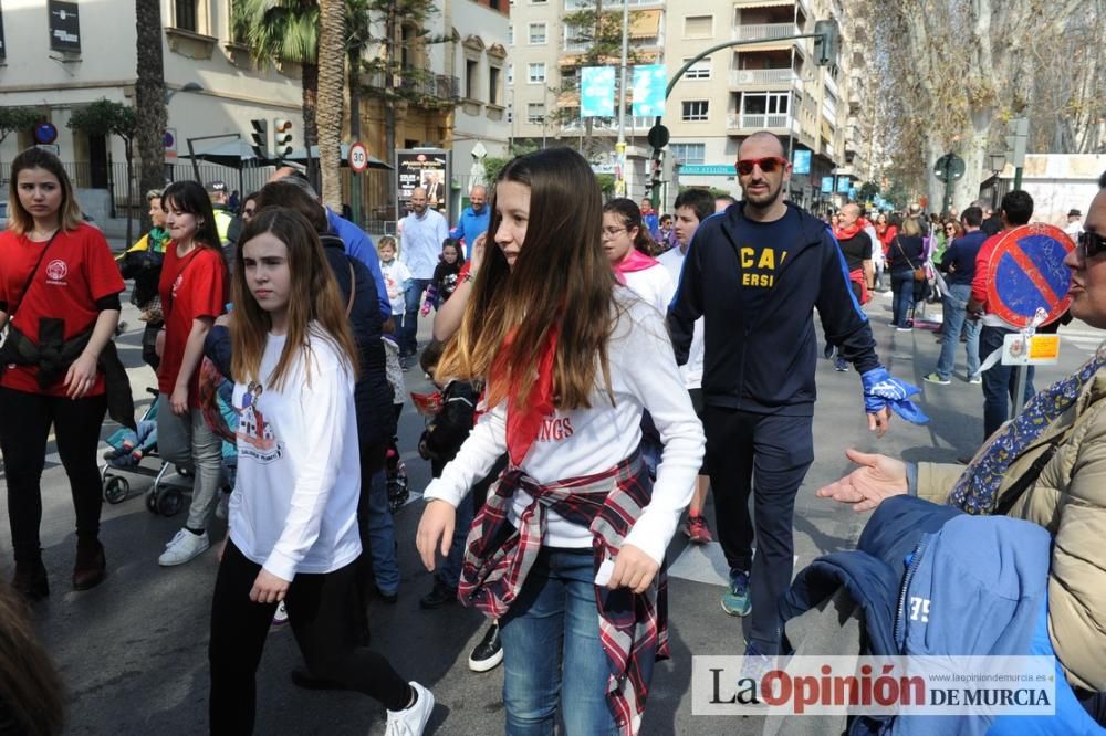 Marcha solidaria de Jesús-María por Haití