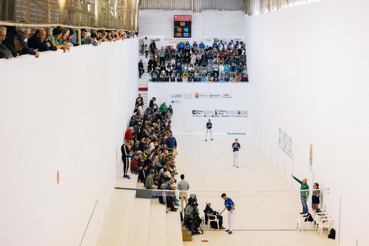 Final de Copa al trinquet de Guadassuar.
