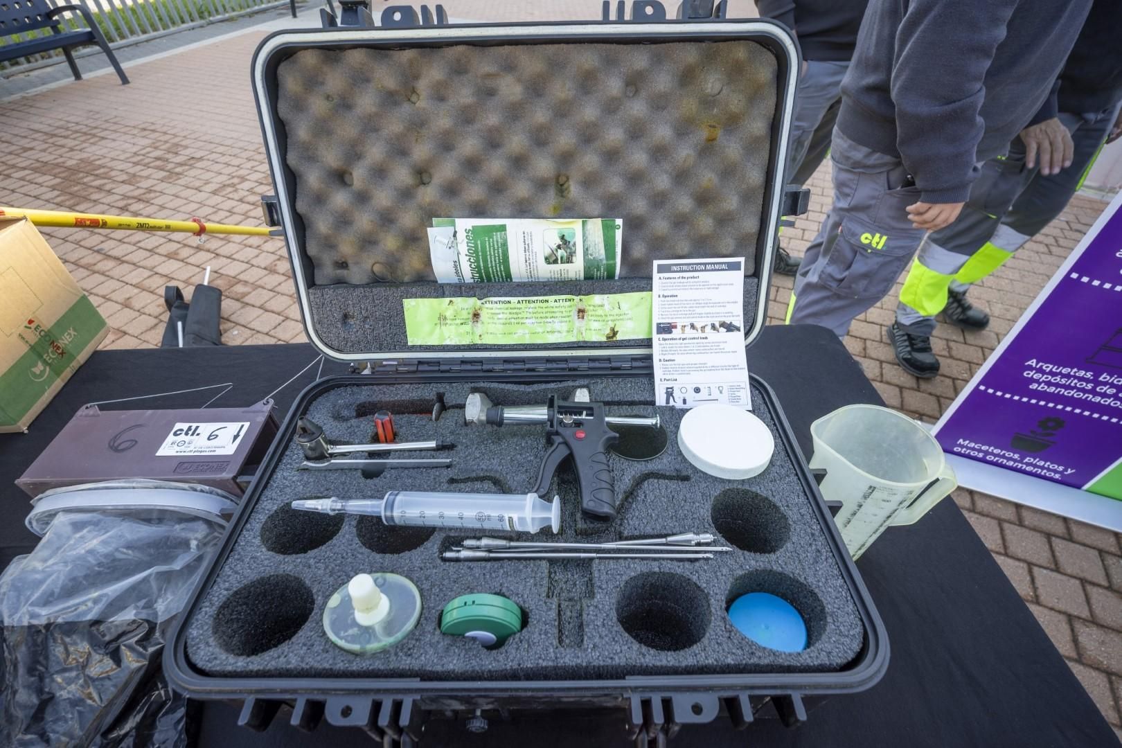 Medios materiales con los que va a trabajar la empresa que combate las plagas en Torrevieja