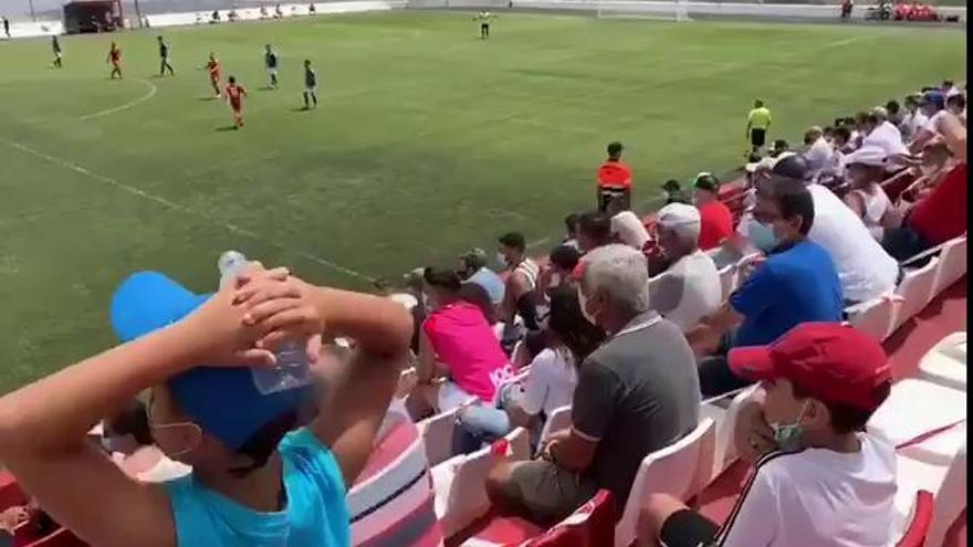 Polémica en un partido de ascenso de Tercera División