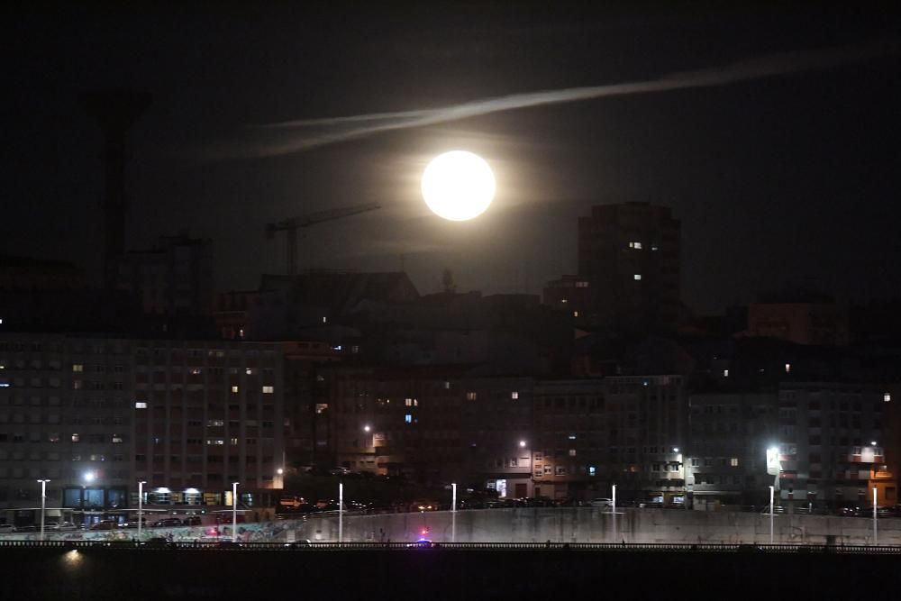 Superluna en A Coruña: La más grande desde 1948