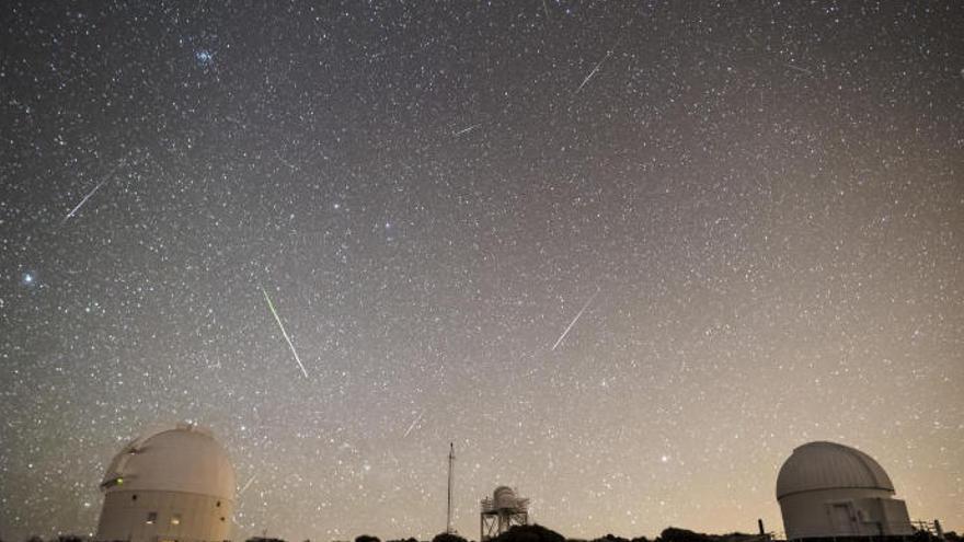 Meteoros registrados en el Observatorio del Teide del día 4 de enero de 2107.