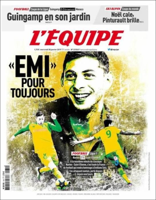 Portada L'ÉQUIPE miércoles 30 enero 2019