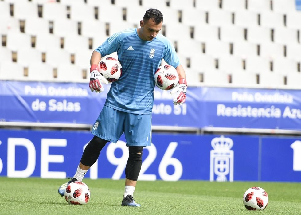 Entrenamiento del Oviedo