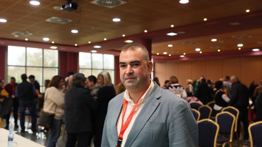 David Pérez Naya, durante la asamblea de COAG en la que fue elegido secretario general. | MARIO CANTELI