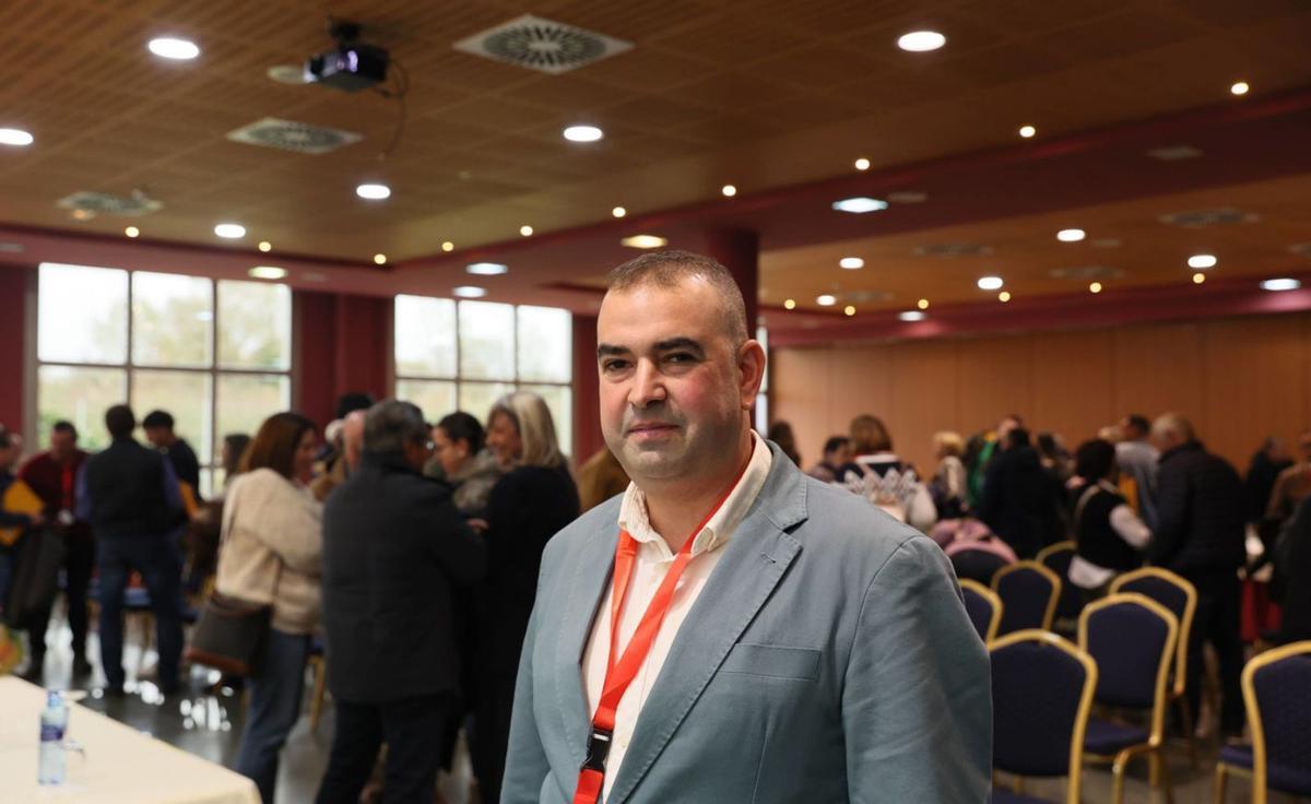 David Pérez Naya, durante la asamblea de COAG en la que fue elegido secretario general. | MARIO CANTELI