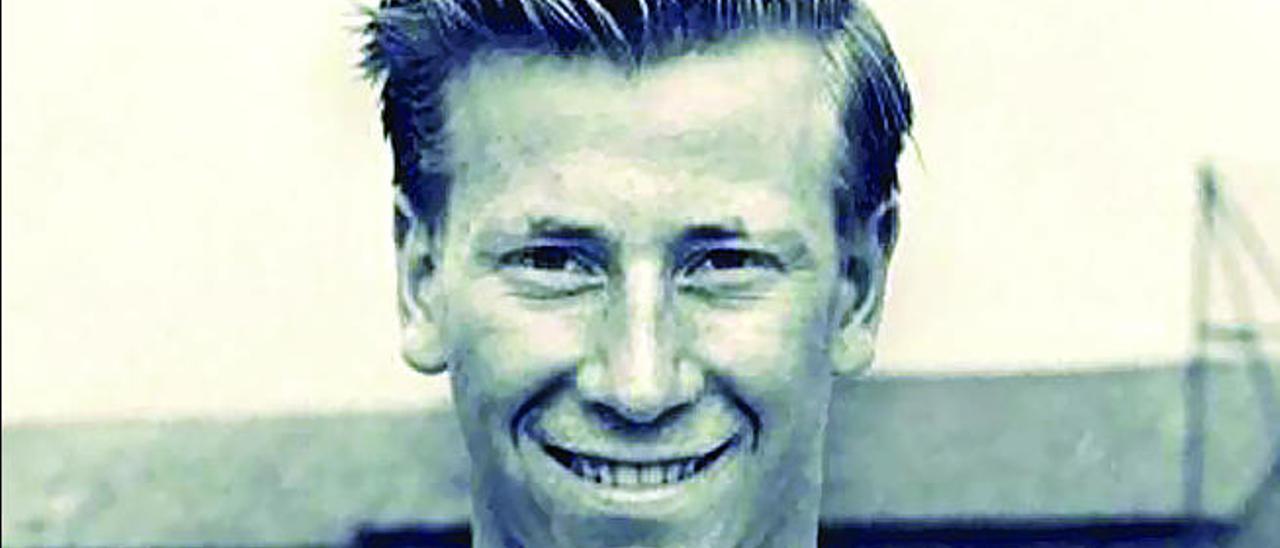 Bobby Charlton, cuando fichó por el Manchester United.