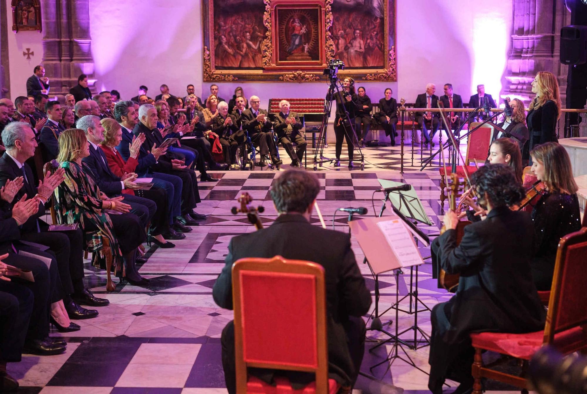 La reina emérita Doña Sofía asiste al concierto del 30 aniversario del Grupo de Ciudades Patrimonio de la Humanidad