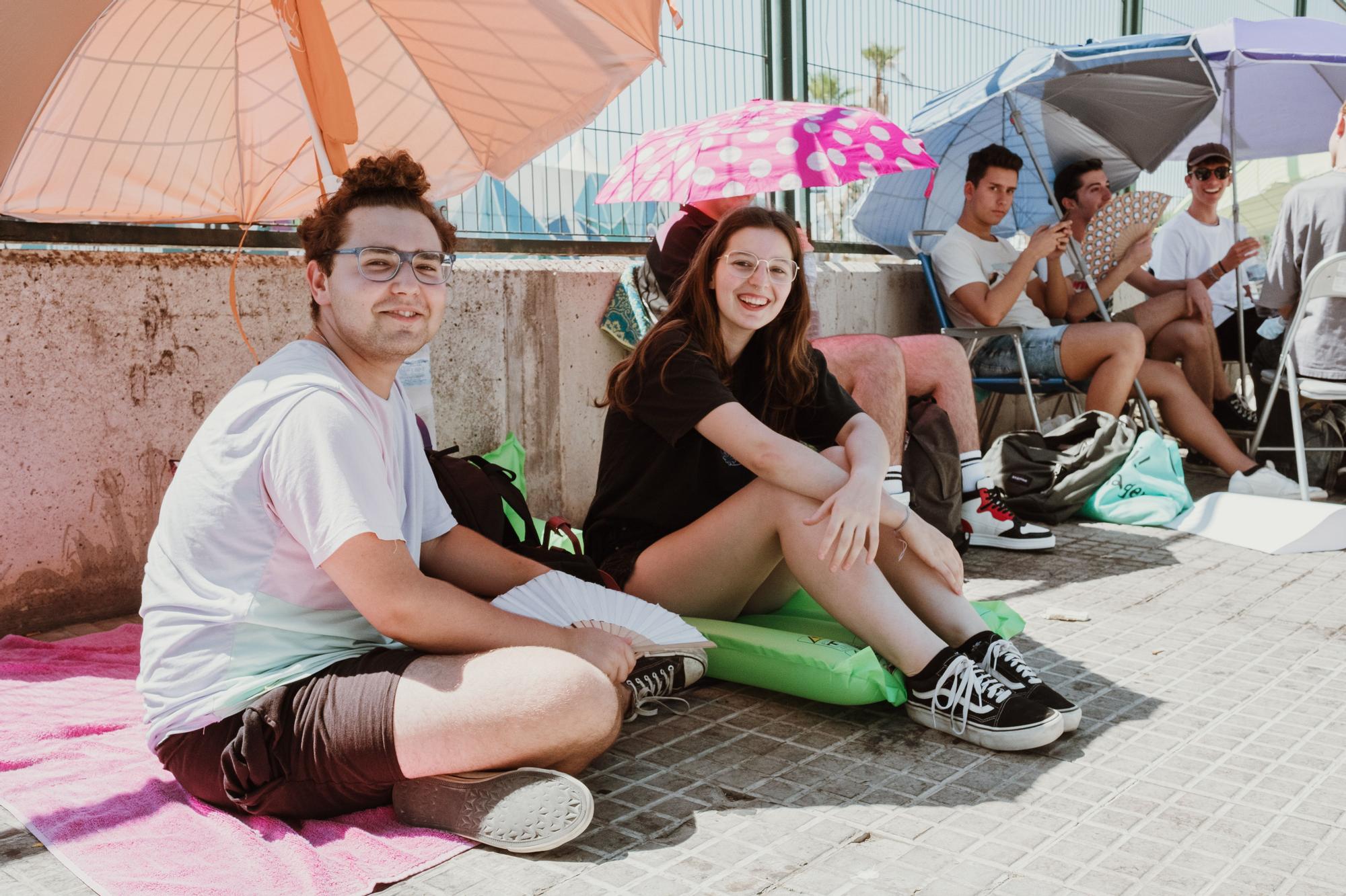 Largas colas antes del concierto de Rosalía en Palma