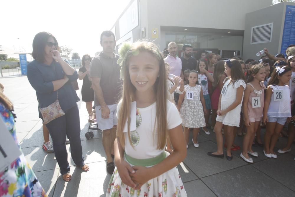 Las candidatas a la Corte de Honor Infantil, en l'Oceanogràfic