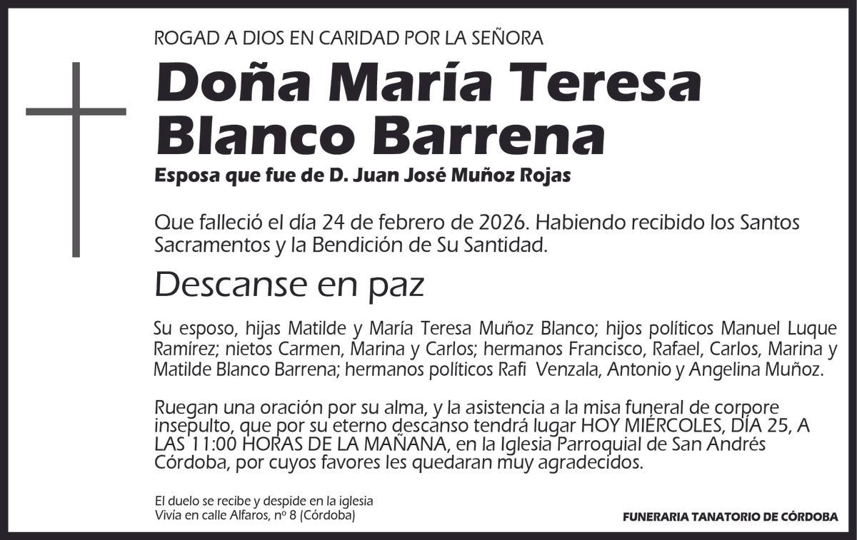 María Teresa Blanco Barrena