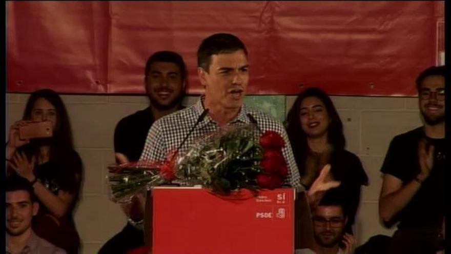 Pedro Sánchez: &quot;Hace dos días, alguno y alguna vio que había partido&quot;