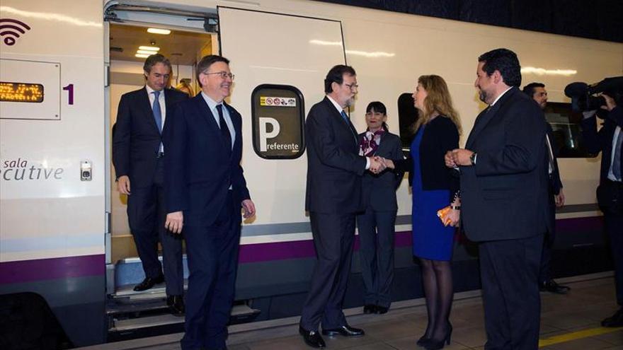 Rajoy inaugura el nuevo servicio de AVE entre Madrid y Castellón