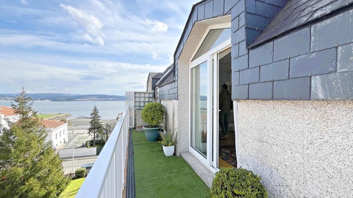 Una vivienda de dos habitaciones, recién reformada y con vistas al mar, a la venta en Sada por 190.000 euros