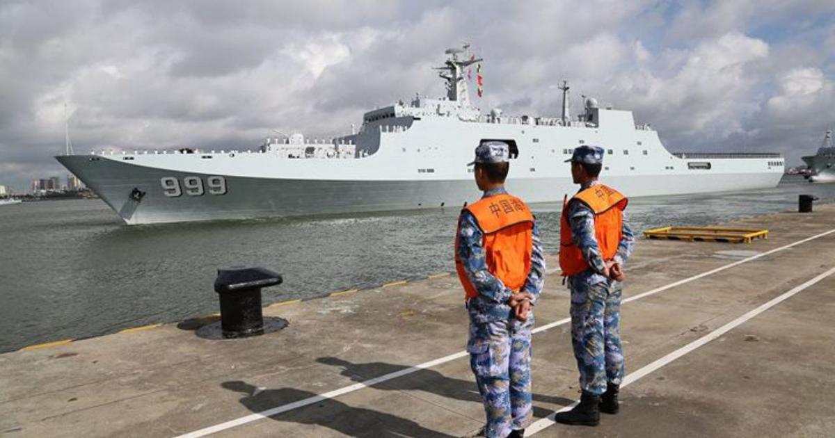 Base naval china en Yibuti.