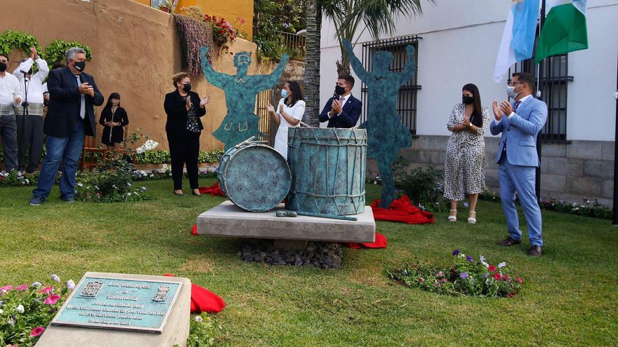 El conjunto escultórico de homenaje a Sabinosa en Los Realejos