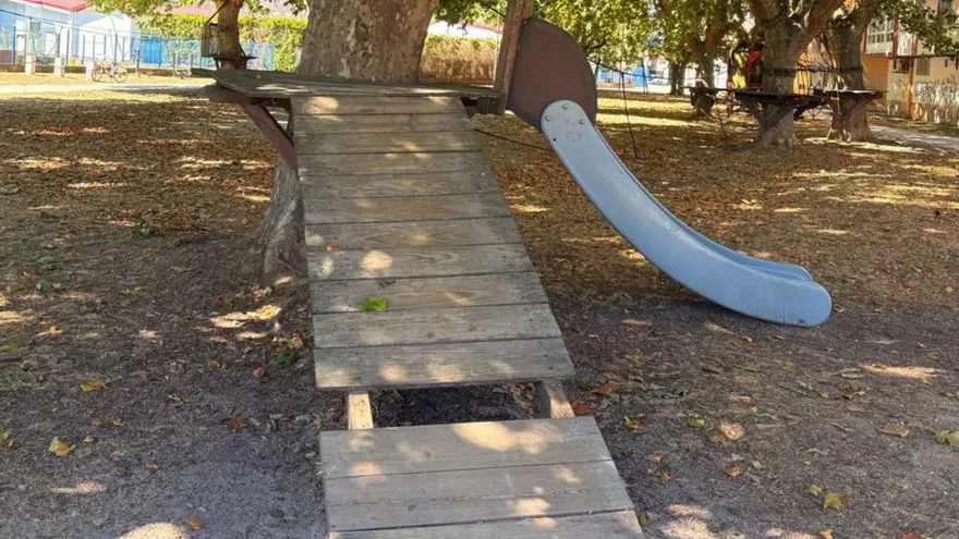 El parque de Matosinhos sigue en mal estado pese a las promesas del Concello