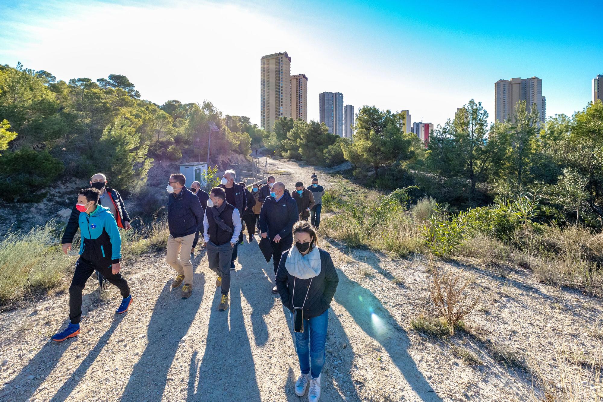 Un "litoral verde" que permita recorrer Benidorm de Levante a Poniente a través de una zona natural