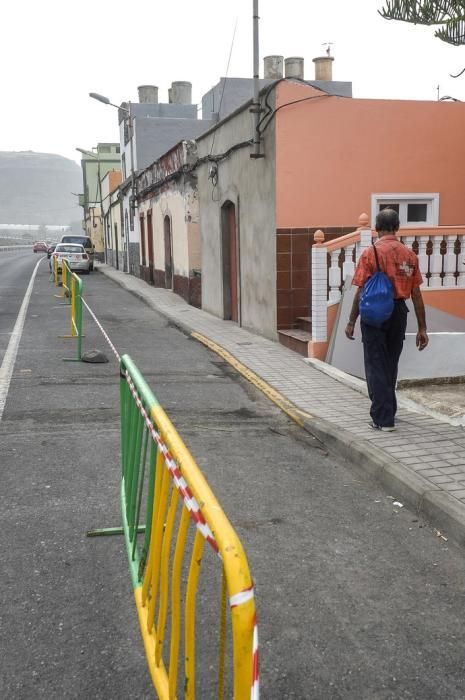 DERRUMBE VIVIENDA POR EL OLEAJE EN SAN ANDRES