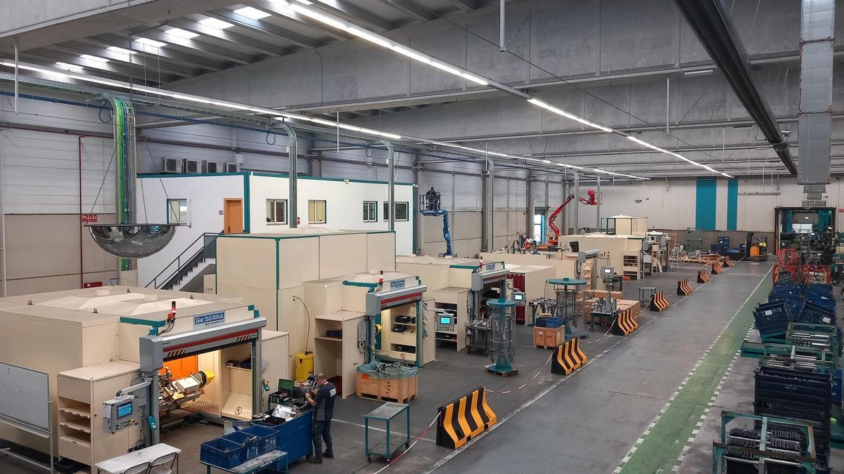 La planta de GEDIA en Santa Margarida i els Monjos.