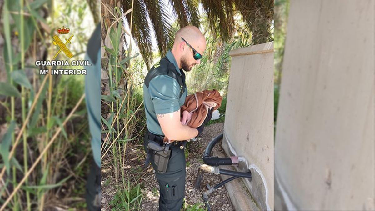 Una mujer da a luz y abandona al recién nacido en un descampado de Alicante