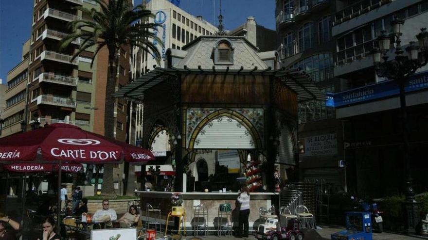 Castellón reabrirá el quiosco de la plaza de la Paz el próximo verano