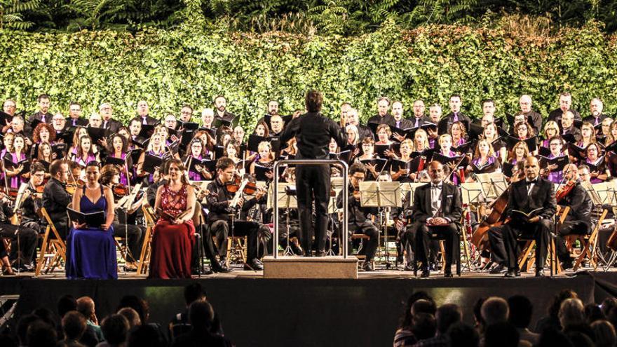Imagen de la Sinfonía de Beethoven interpretada en el Palau
