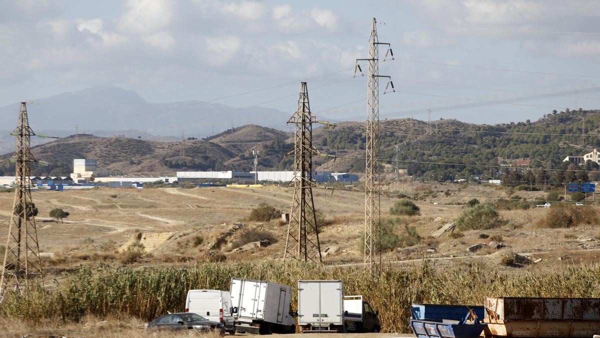 Terrenos donde se levantará la Expo 2027 en Málaga.