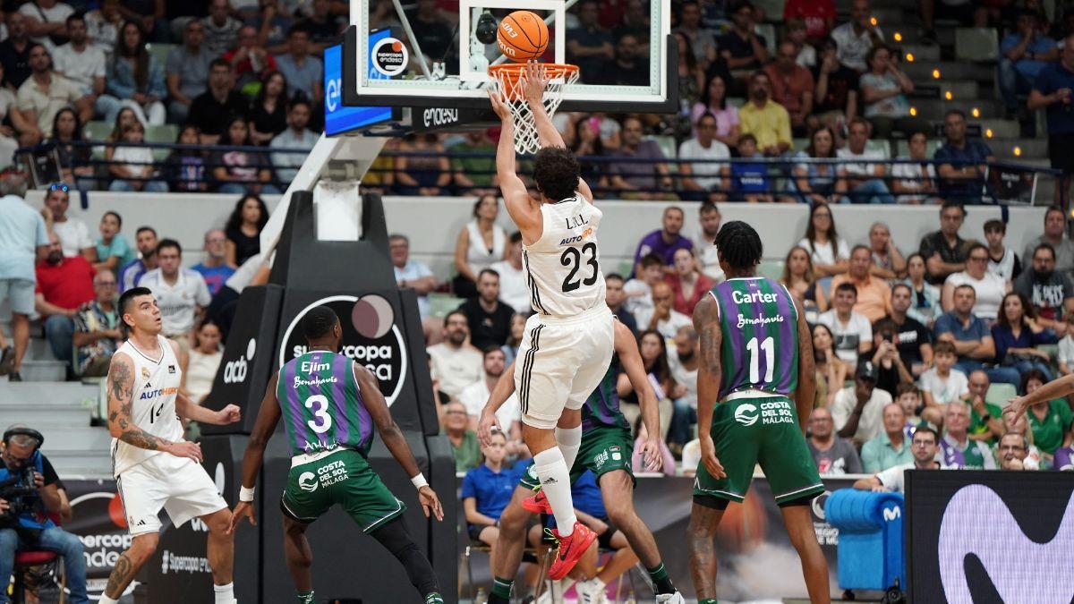 Sergio Llull trato de revivir al Madrid tras el primer cuarto