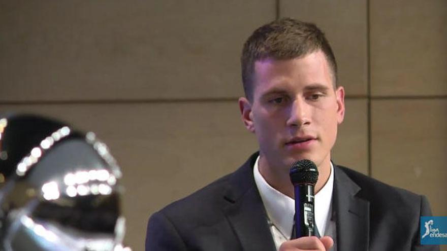 Nedovic, durante la presentación del play off de la Liga Endesa en Madrid.