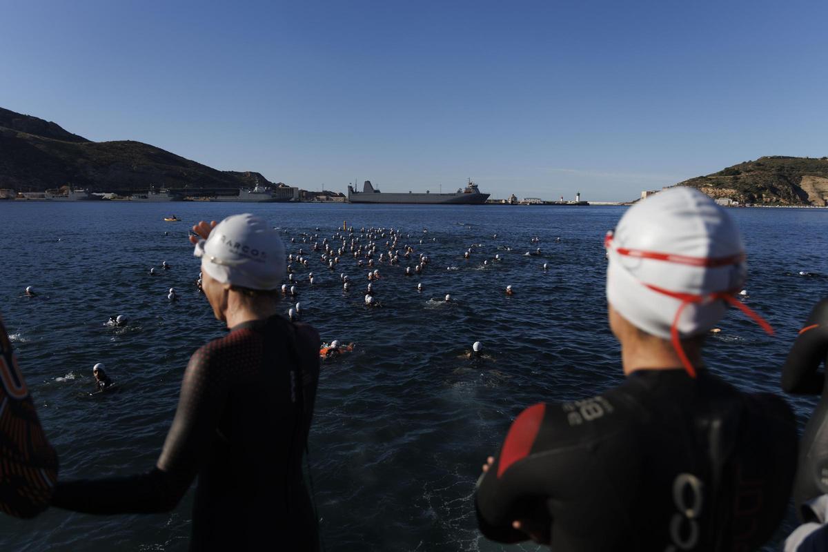 Las mejores imágenes del triatlón de Cartagena