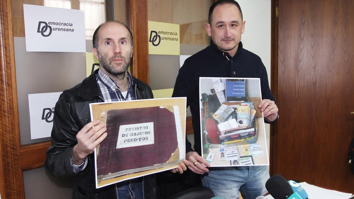 Telmo Ucha (derecha) con Gonzálo Pérez Jácome. // Iñaki Osorio