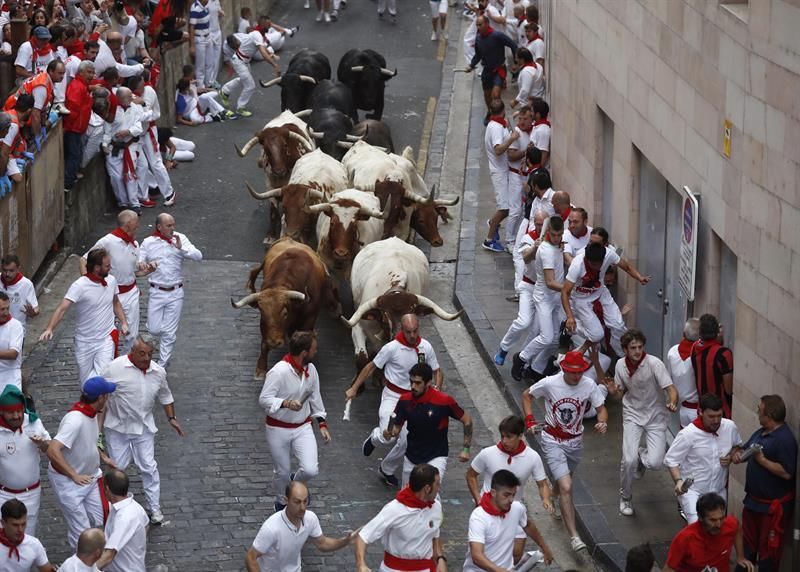 Primer encierro de los Sanfermines 2019